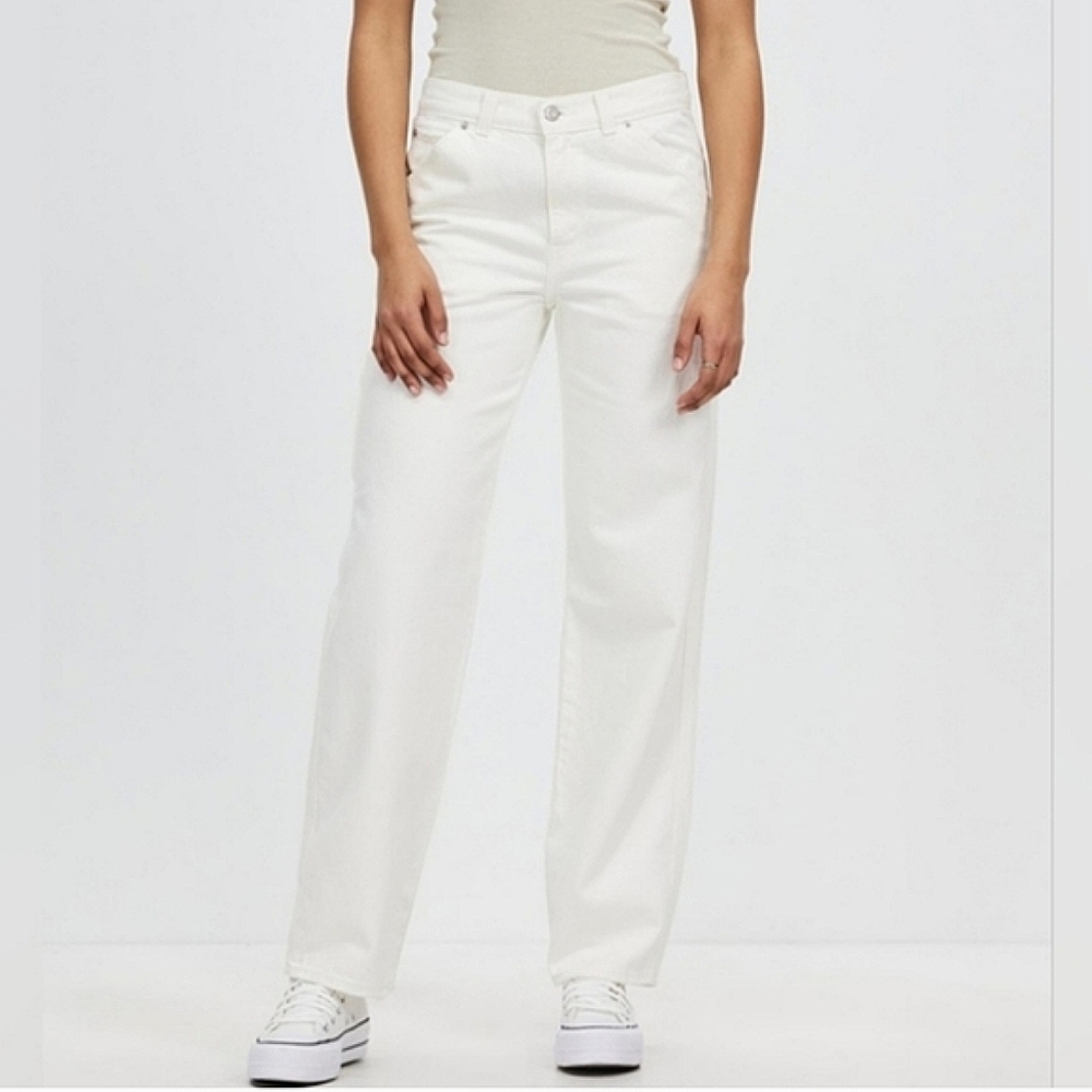 Levi's Cargo Dad * Utility Straight Denim Jeans Ecru - Picture 6 of 16
